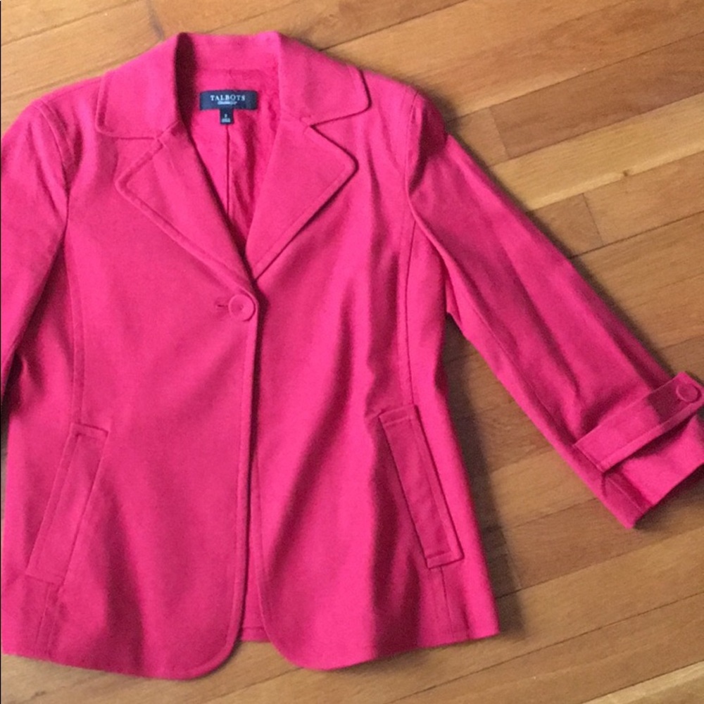 Tomato Red Talbots Blazer